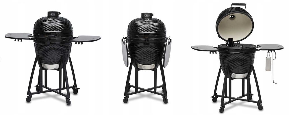 KOLER Grill Ceramiczny Węglowy Kamado EG21 ogrodowy z wózkiem