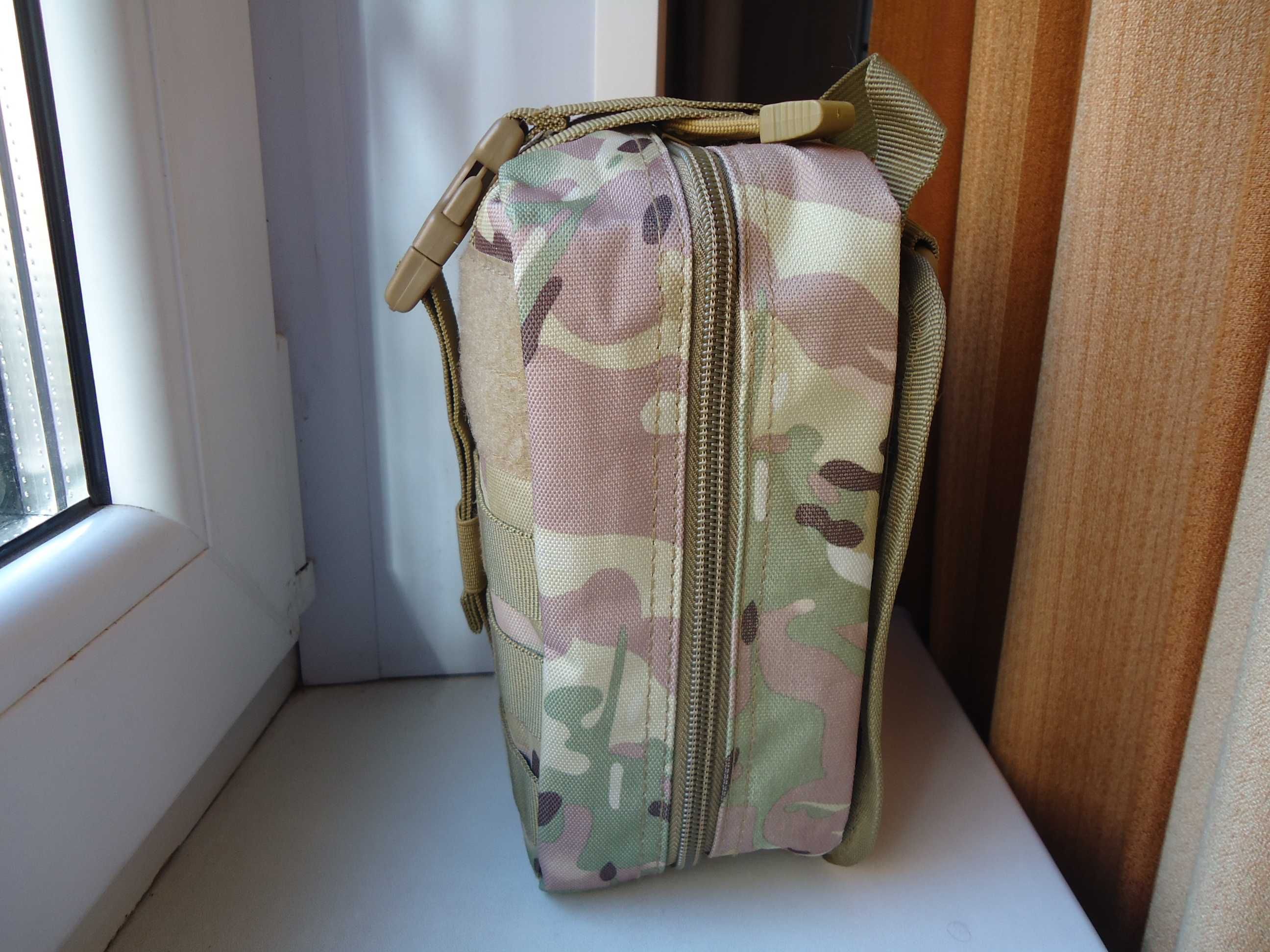 подсумок тактический Аптечка Molle Cordura 600D мультикам