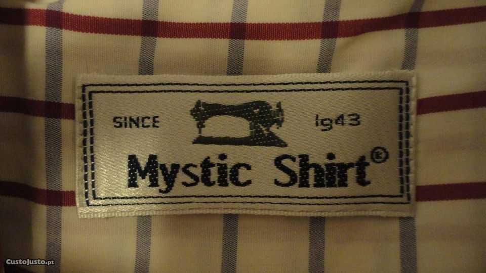 Camisa de homem azul/vermelha/branca Mystic Shirt