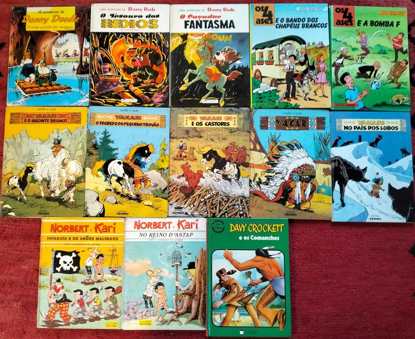 Chick Bill, Sport-Billy, Yakari, Adèle Blanc-Sec, Garth, Nino, etc.