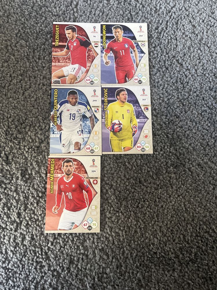 Karty Panini Euro 2020 oraz World Cup 2018