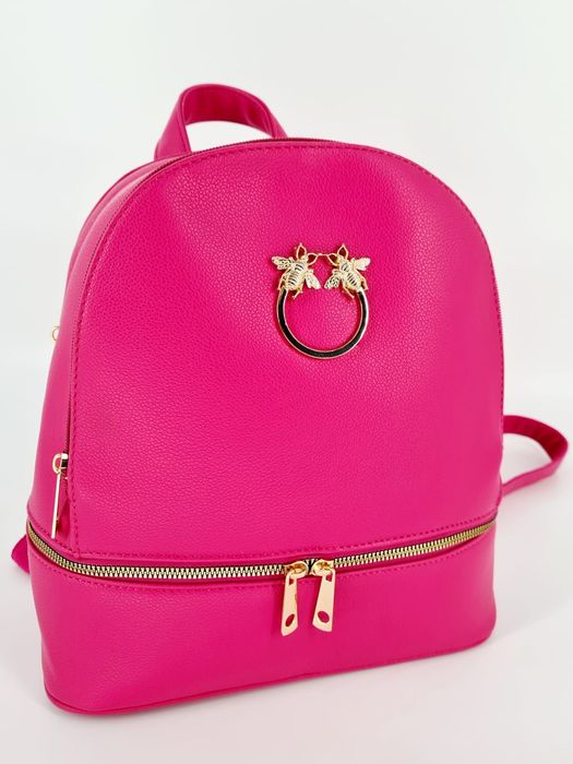 Nowy modny piękny plecak marki Marco Contti róż fuksja