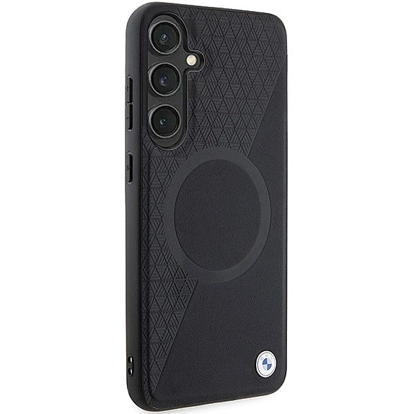 Etui BMW Signature Leather Half Textured & Circle MagSafe na Samsung G