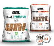 UNI PELLET Premium & Standard CERTYFIKAT ENPlus A1 - | PALETA 975 KG |