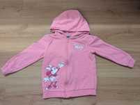 Różowa bluza z kapturem zapinana myszka Minnie 98