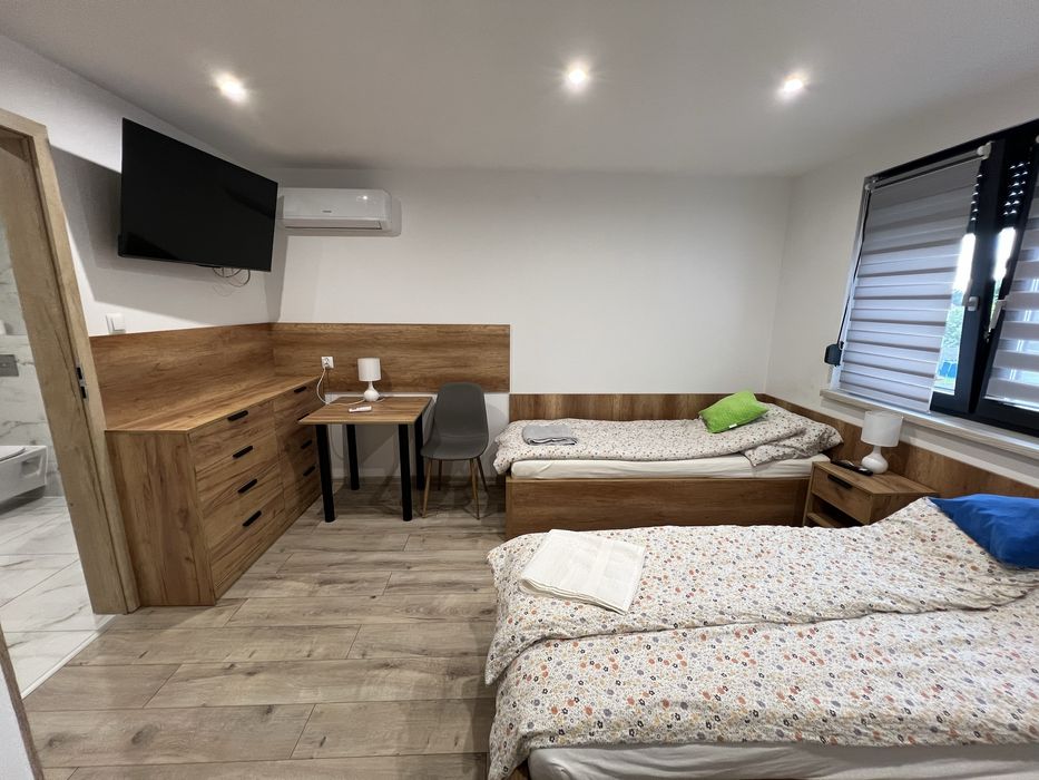 Pokoje wysoki standard dla pracowników, klimatyzacja