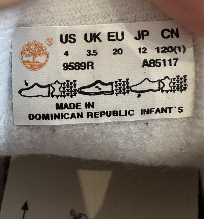 Пінетки timberland 20 розмір