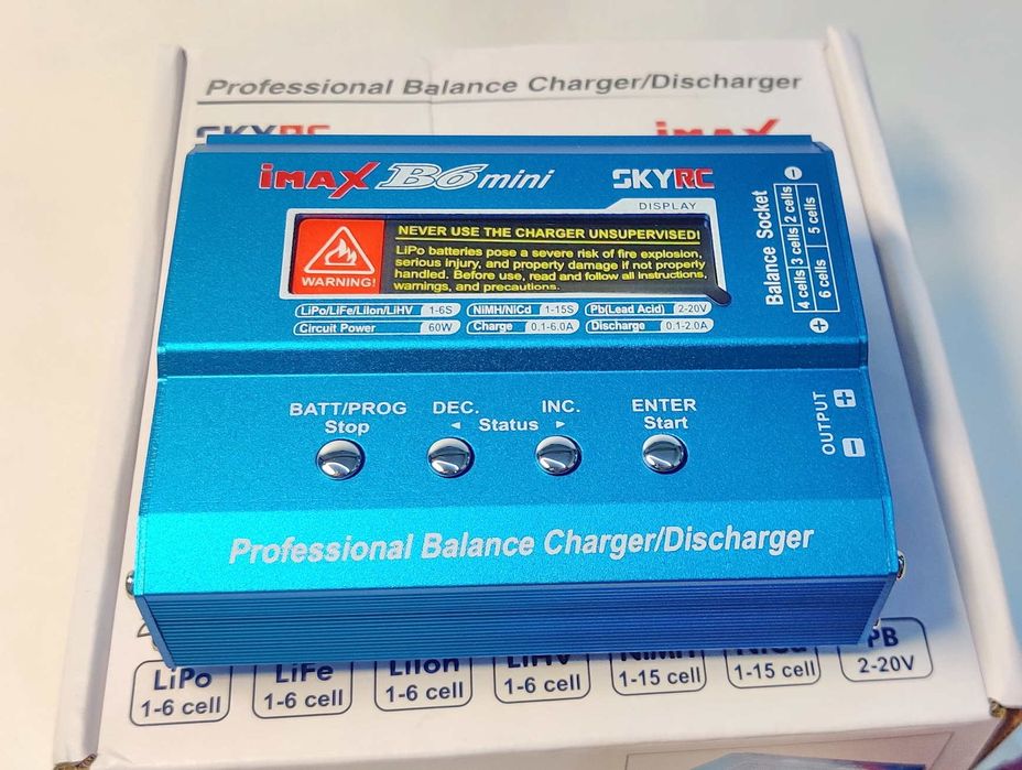 SkyRC iMAX B6 mini 60W 6A ORIGINAL  - Универсальное зарядное устройств