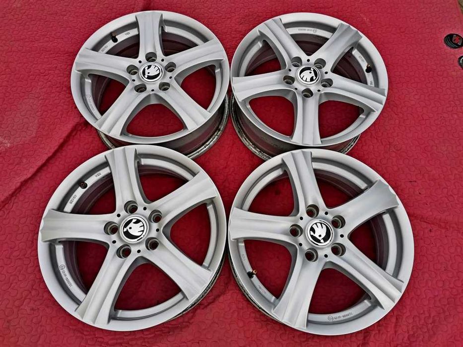 ALUFELGI 16' SKODA OCTAVIA II III Superb Yeti Karoq - ET48 - 5x112