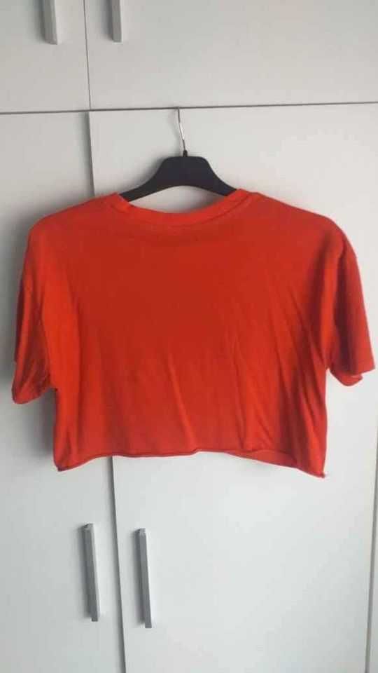 Tshirt cropped vermelha