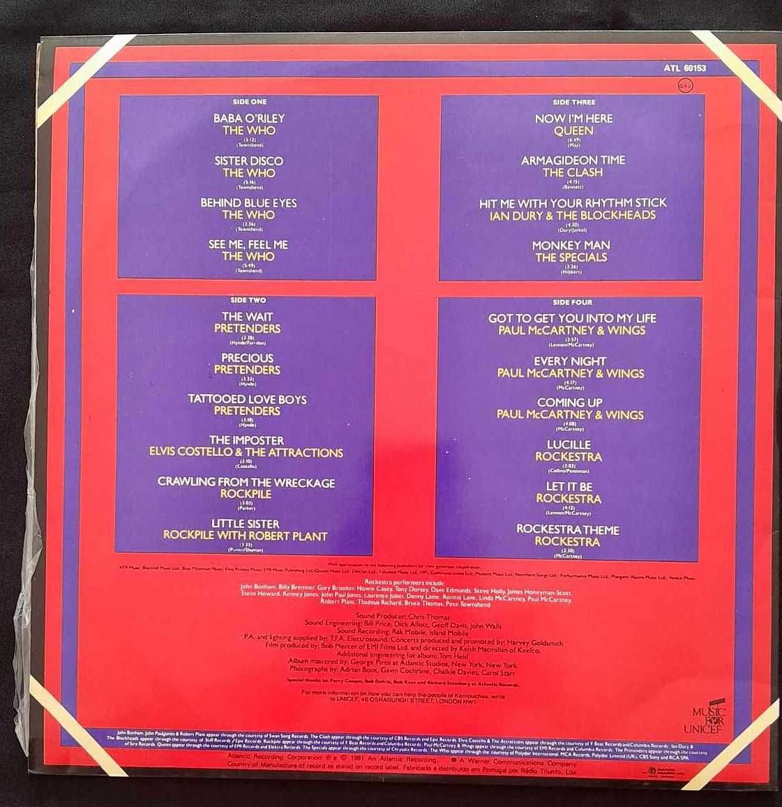 LP duplo Concerts for the People of Kampuchea, 1981  ESTADO IMPECÁVEL