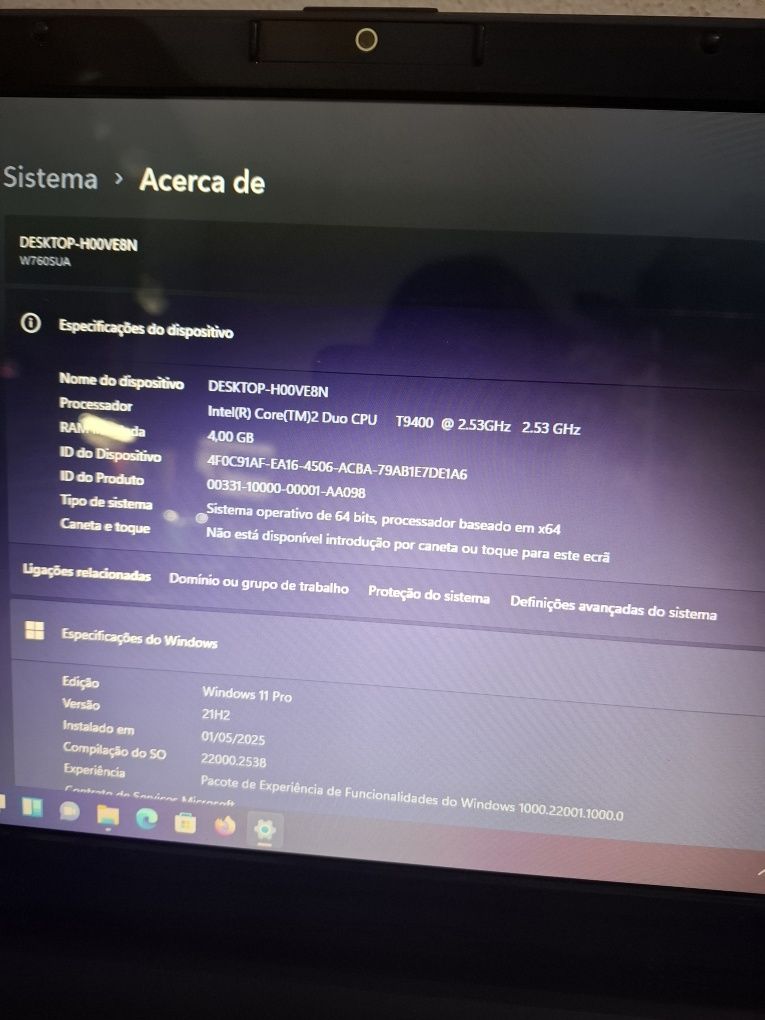 Insys G Force windows 11 disco ssd bateria com autonomia