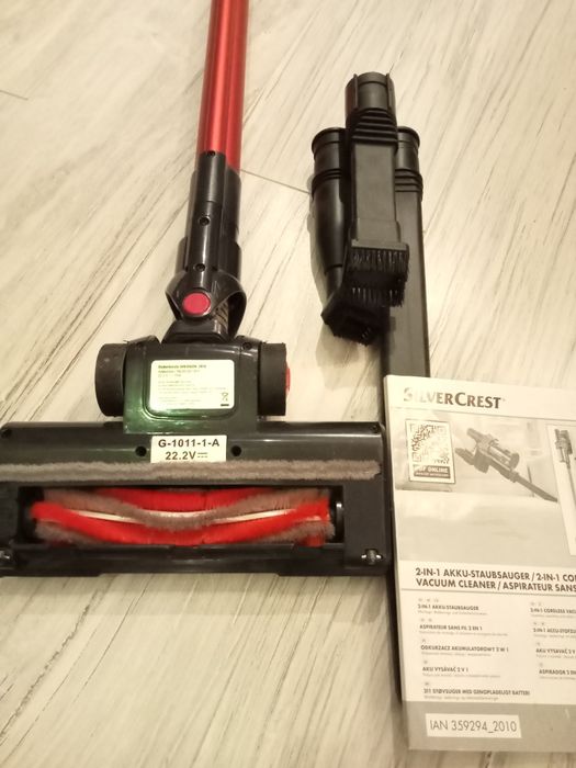 Szczotka rura odkurzacz silver crest Lidl elektryczny shaz 22.2 d5
