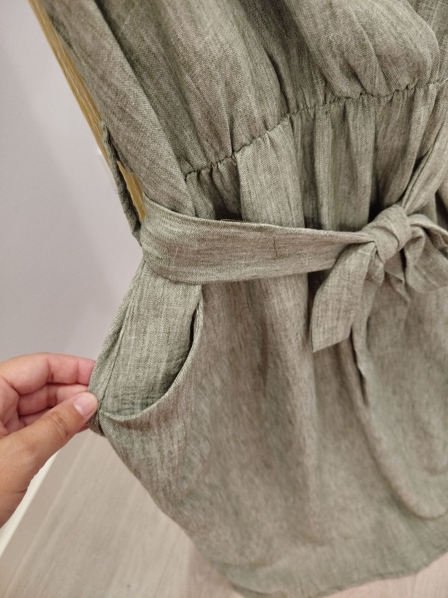 Vestido caqui novo