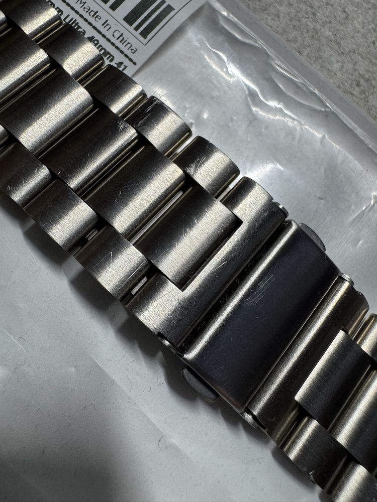 Pulseira para applewatch prateada