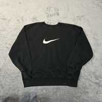 Bluza Nike czarna central swoosh big logo haft