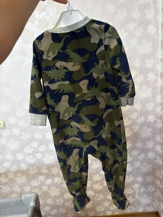 Теплі флісові дитячі чоловічки на 9-12м.за….