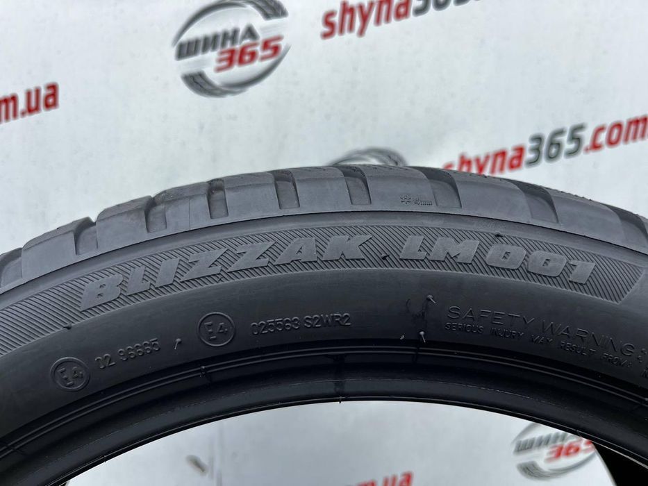 225/45 r18 bridgestone blizzak lm001 6mm шини бу зима