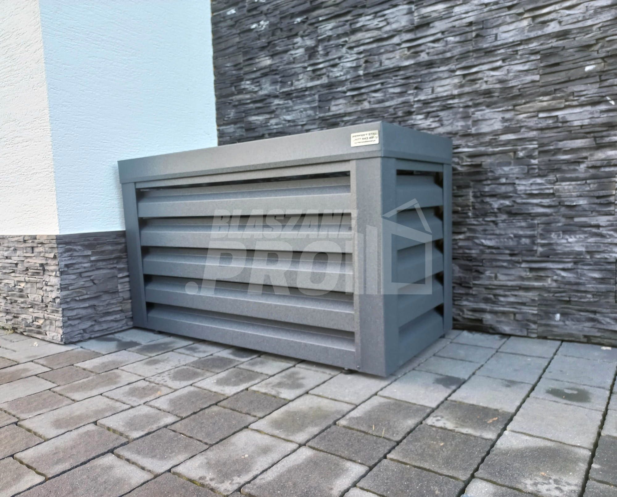 Osłona klimatyzatora - pompy ciepła 70x40x60 cm antracyt GP293