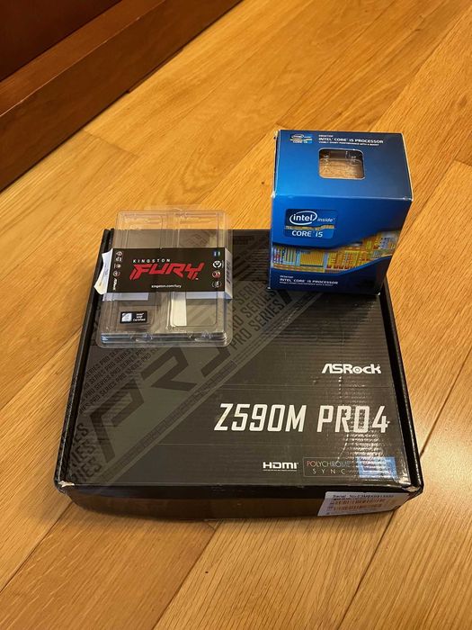 Bundle Intel - CPU + Board + RAM + Cooler