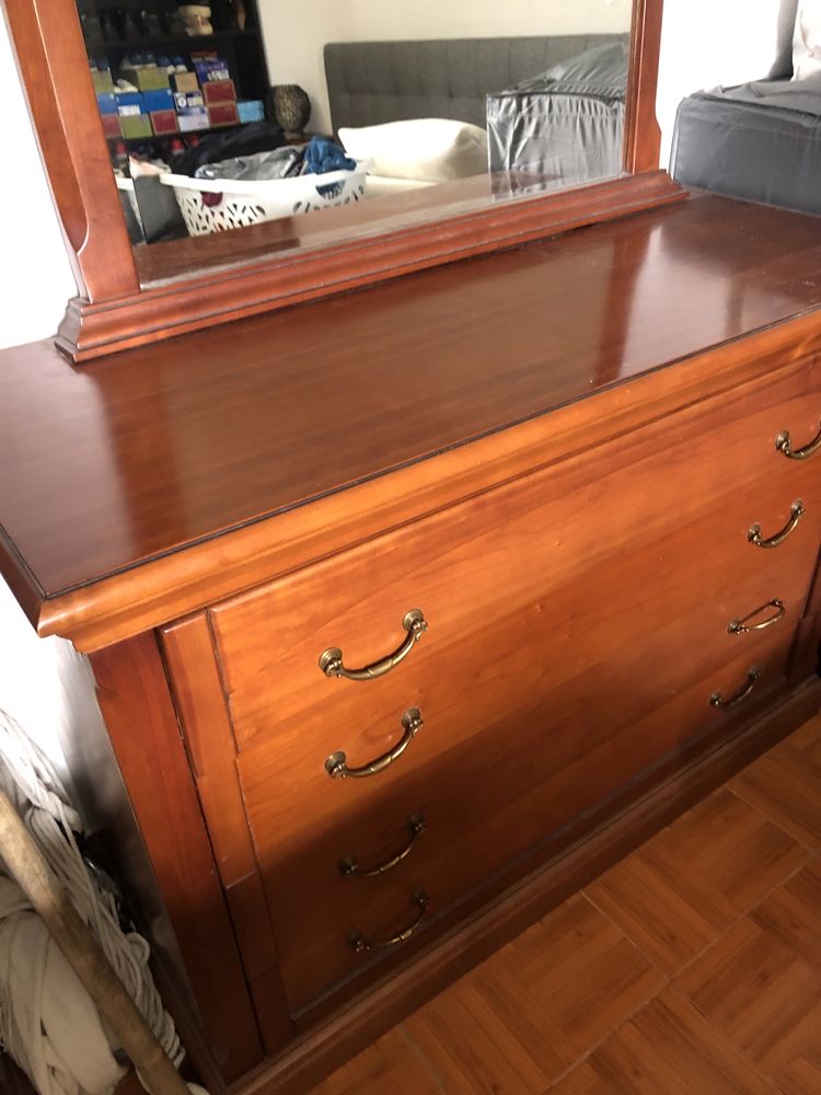 Conjunto Mobilia quarto madeira macica