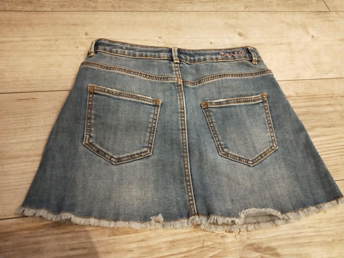 J.nowa spódniczka mini jeans Zara r. 128cm