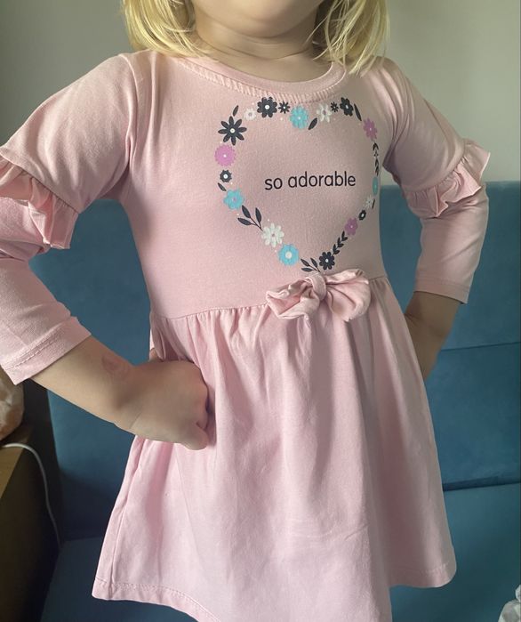 Sukienka dzianinowa 1-2 latka