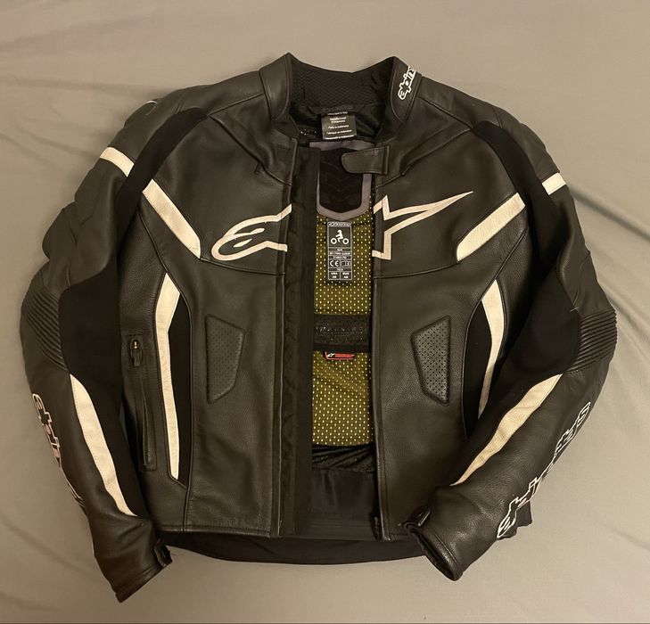 Casaco mota Alpinestars GP Plus R V2 Leather Tamanho 48