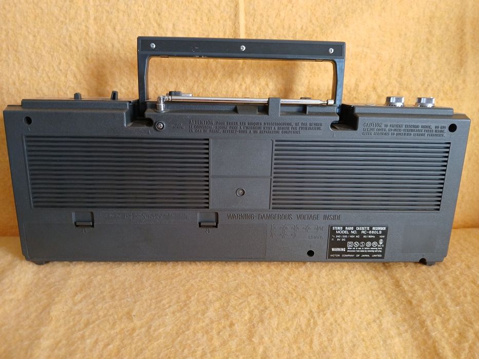 Radio JVC stereo cassette recorder RC-660