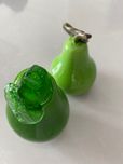 Pêras de arte em vidro estilo Murano
