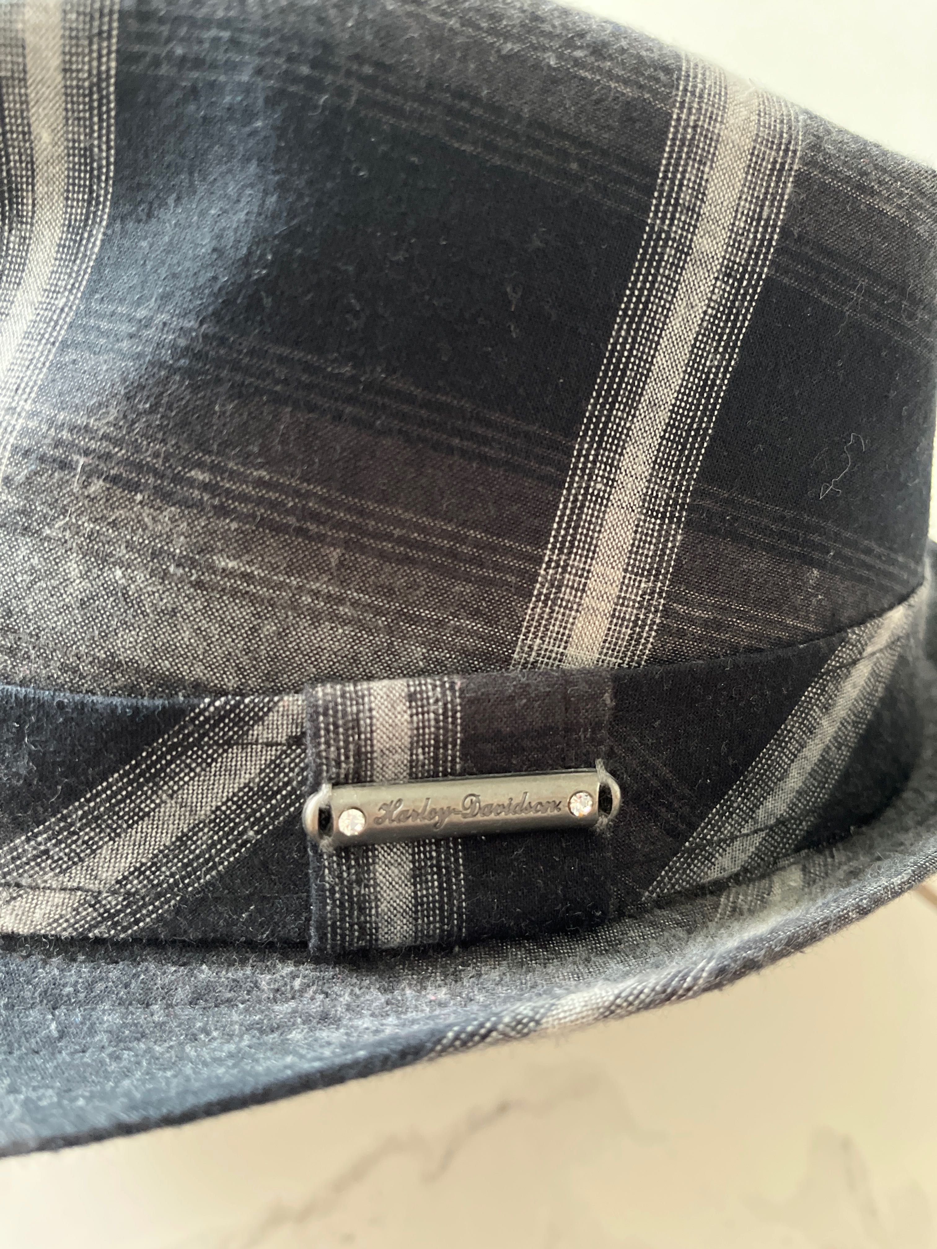Kapelusz Harley Davisdon Fedora hat crystals logo, unisex S