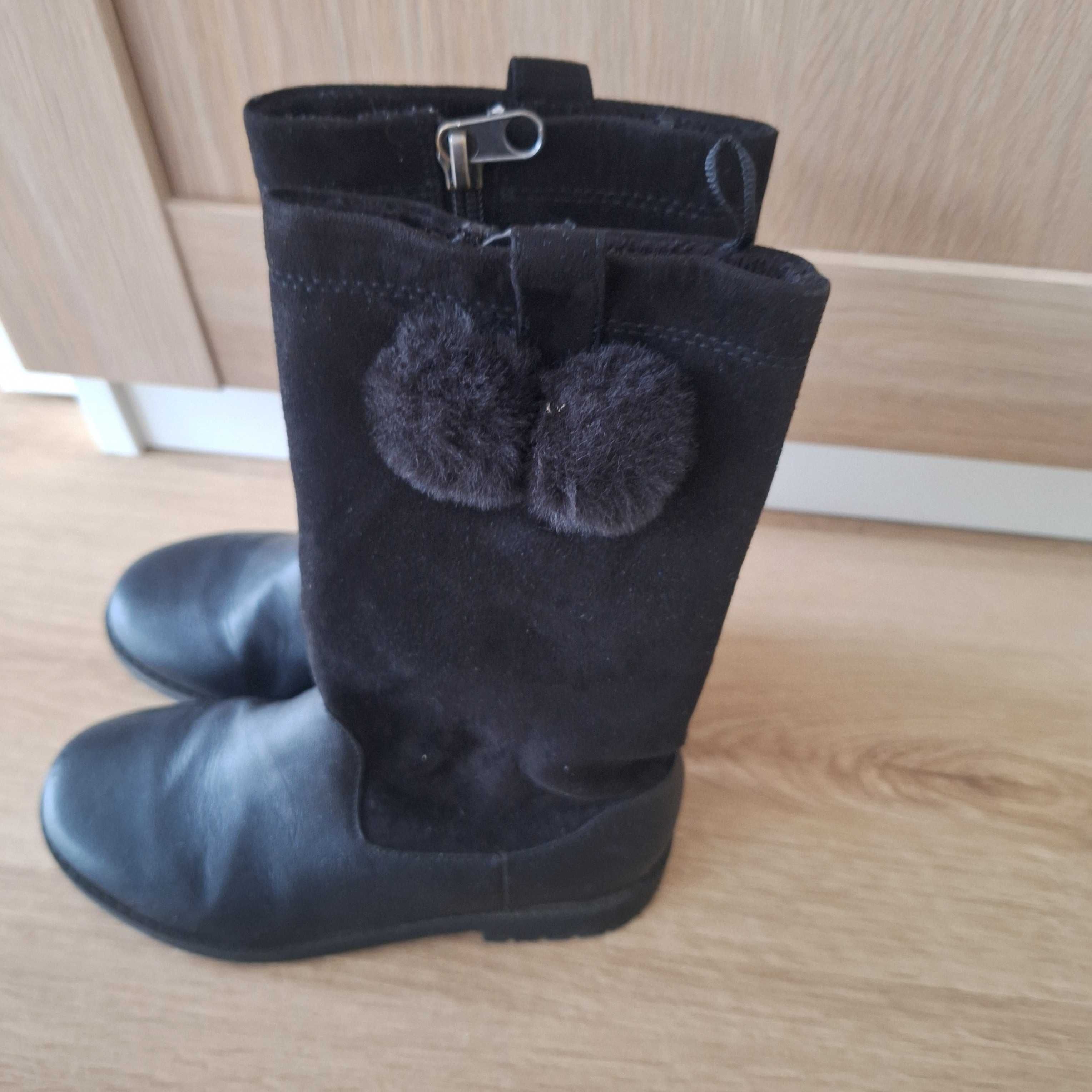Kozaki h&m r 29 czarne