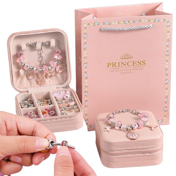 Zestaw do robienia bransoletek naszyjników zawieszek Idealny Prezent