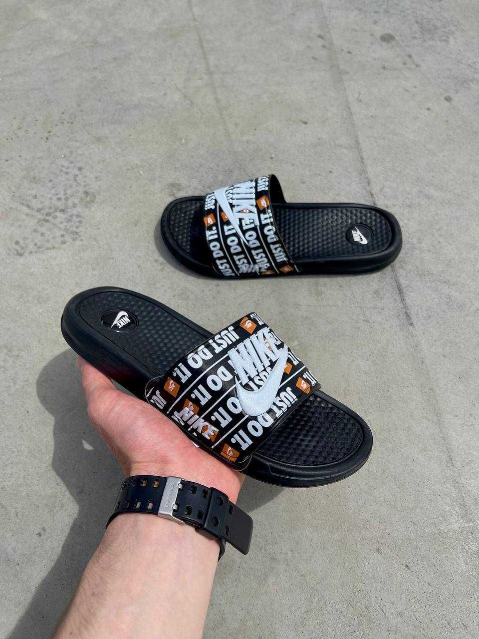 Жіночі шльопанці Nike Slides Just Do It ‘Black’ (36-40 р.)