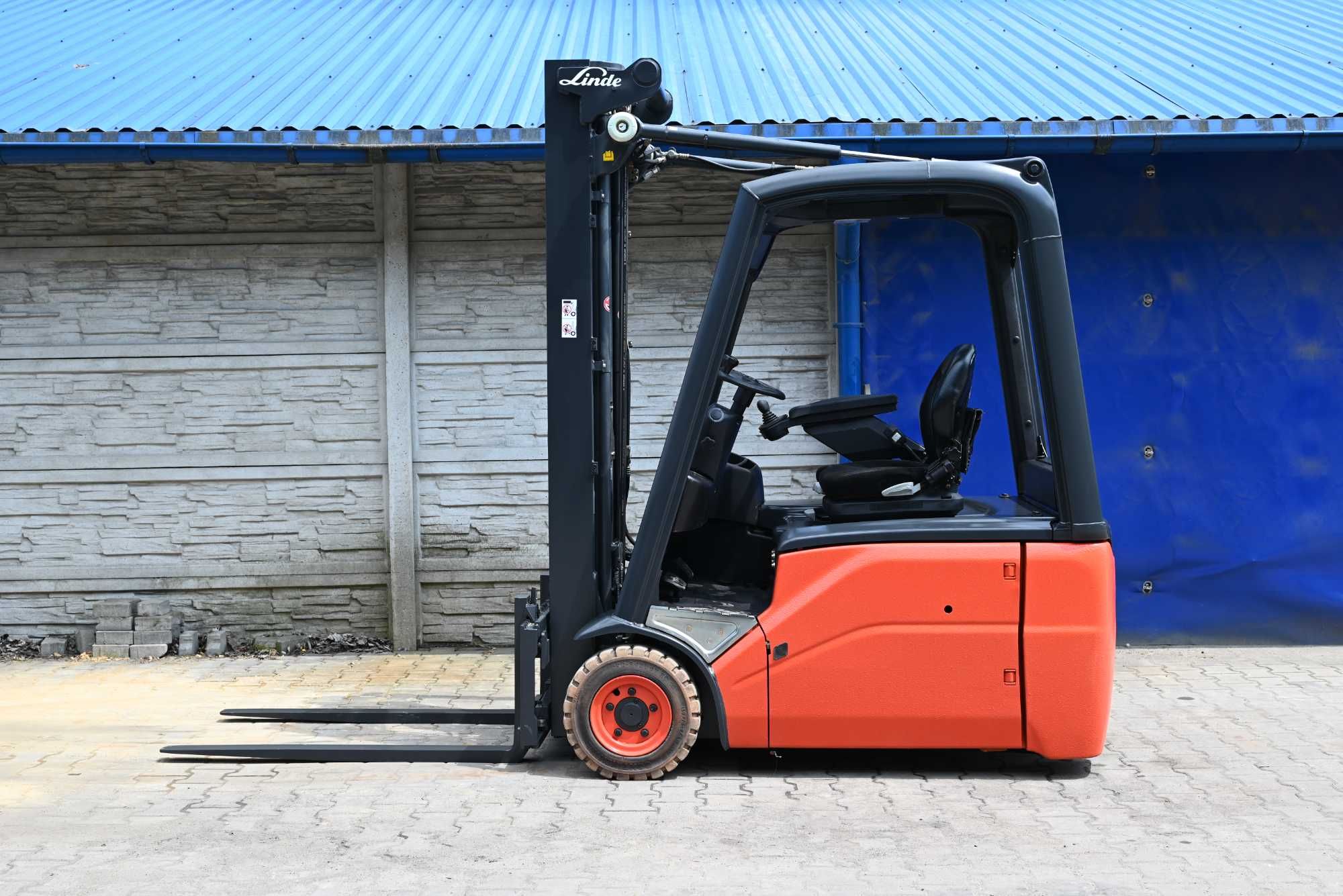 Wózek widłowy Linde E16 Triplex 540 cm 2013 rok Bateria 2020r FHP 402