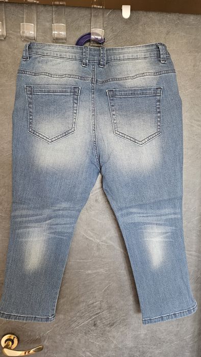 Spodnie Benetton dziewczynka  młodzieżowe jeans 3/4 rozmiar na 160 2xl