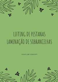 Serviço de Lifting de Pestanas e Laminação de Sobrancelhas