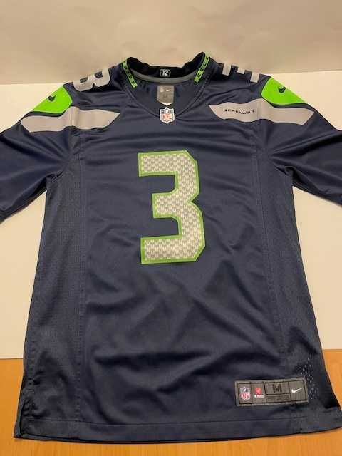 Koszulka sportowa NFL Seattle Seahawks #3 Wilson Nike M