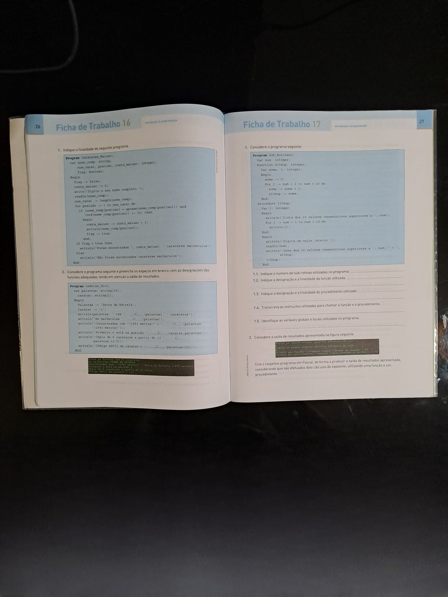 Manual Aplicações Informáticas B 12º ano