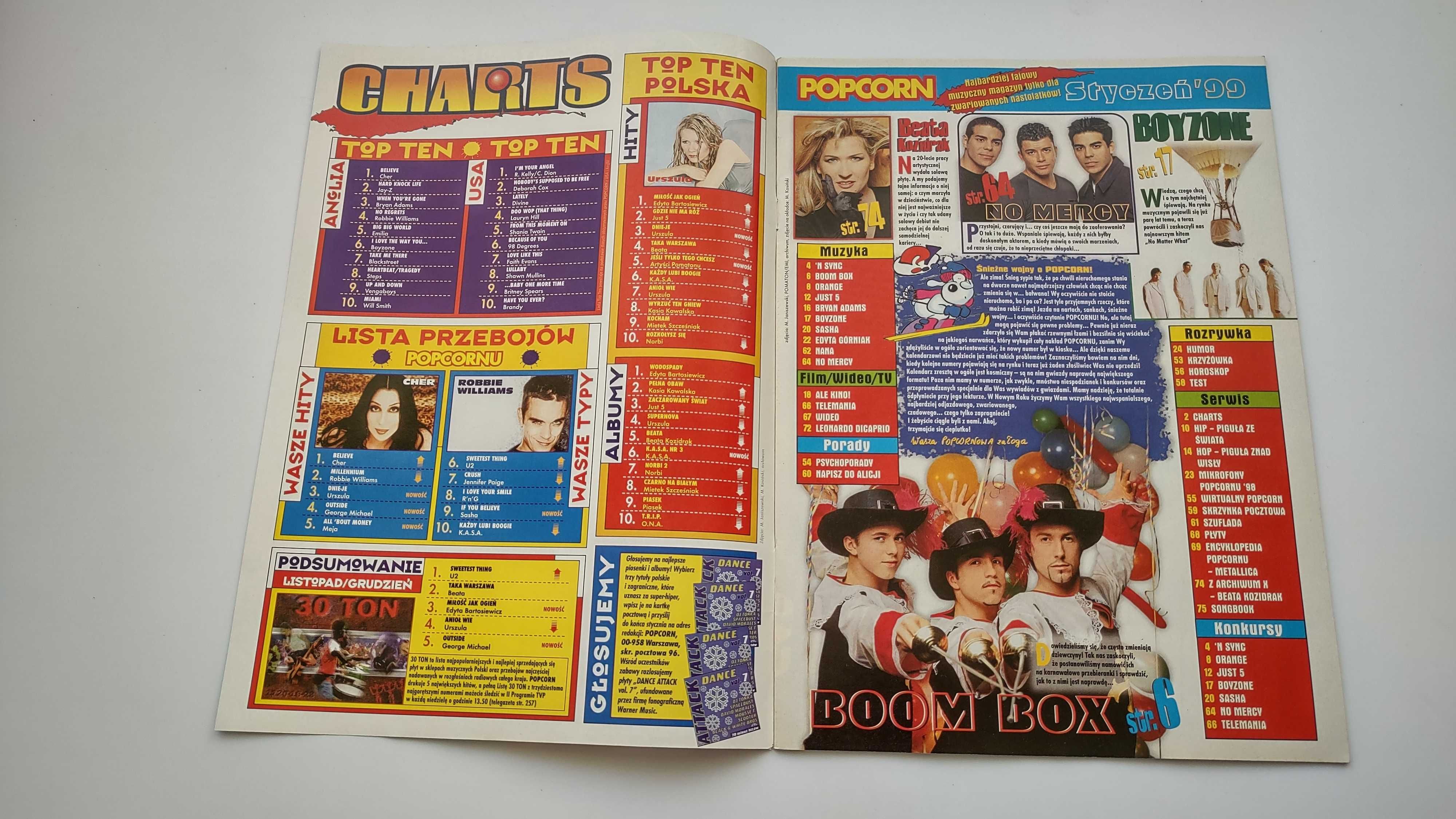 Popcorn 1 1999 brak plakatów i dodatków