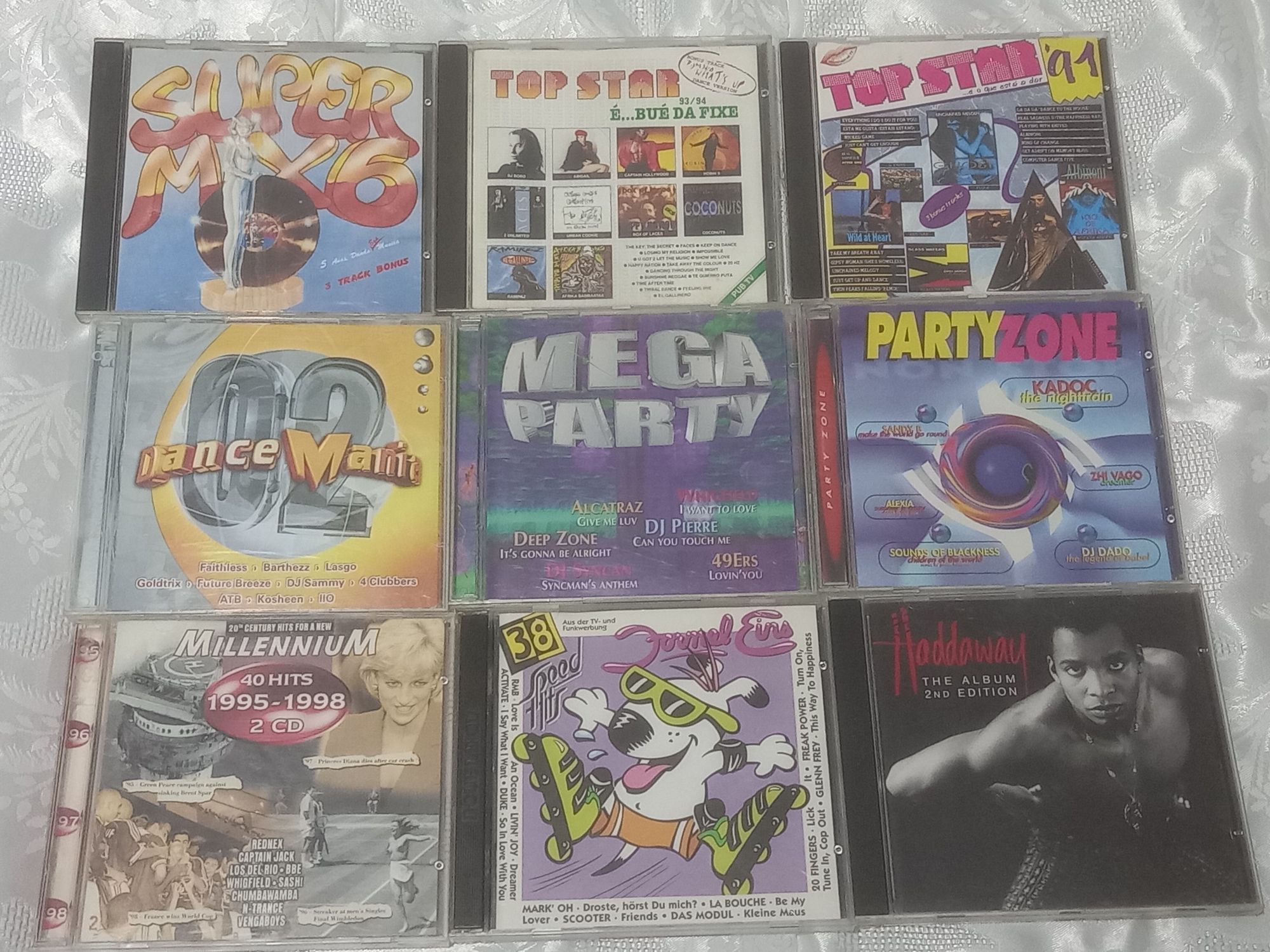 Lote CDs Dance Music com uso