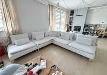 Sofa narożna Ikea Soderhamn 6 osobowa Finnsta biały
