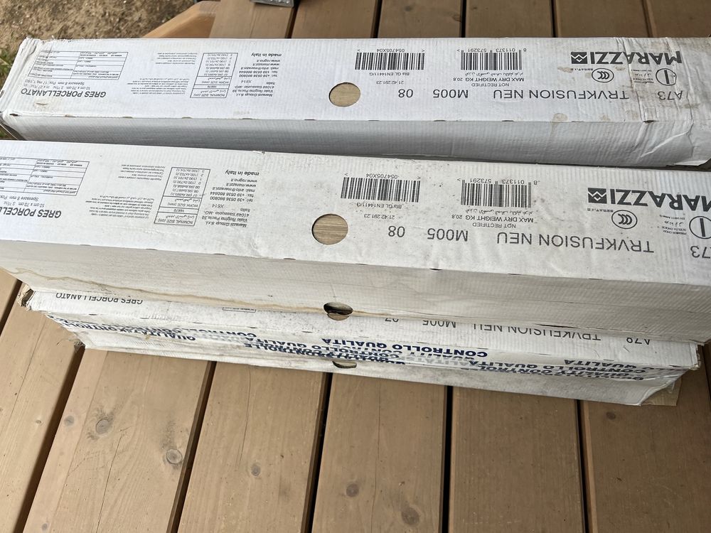 Marazzi płytki kafelki jodełka Trevekfusion Neutral