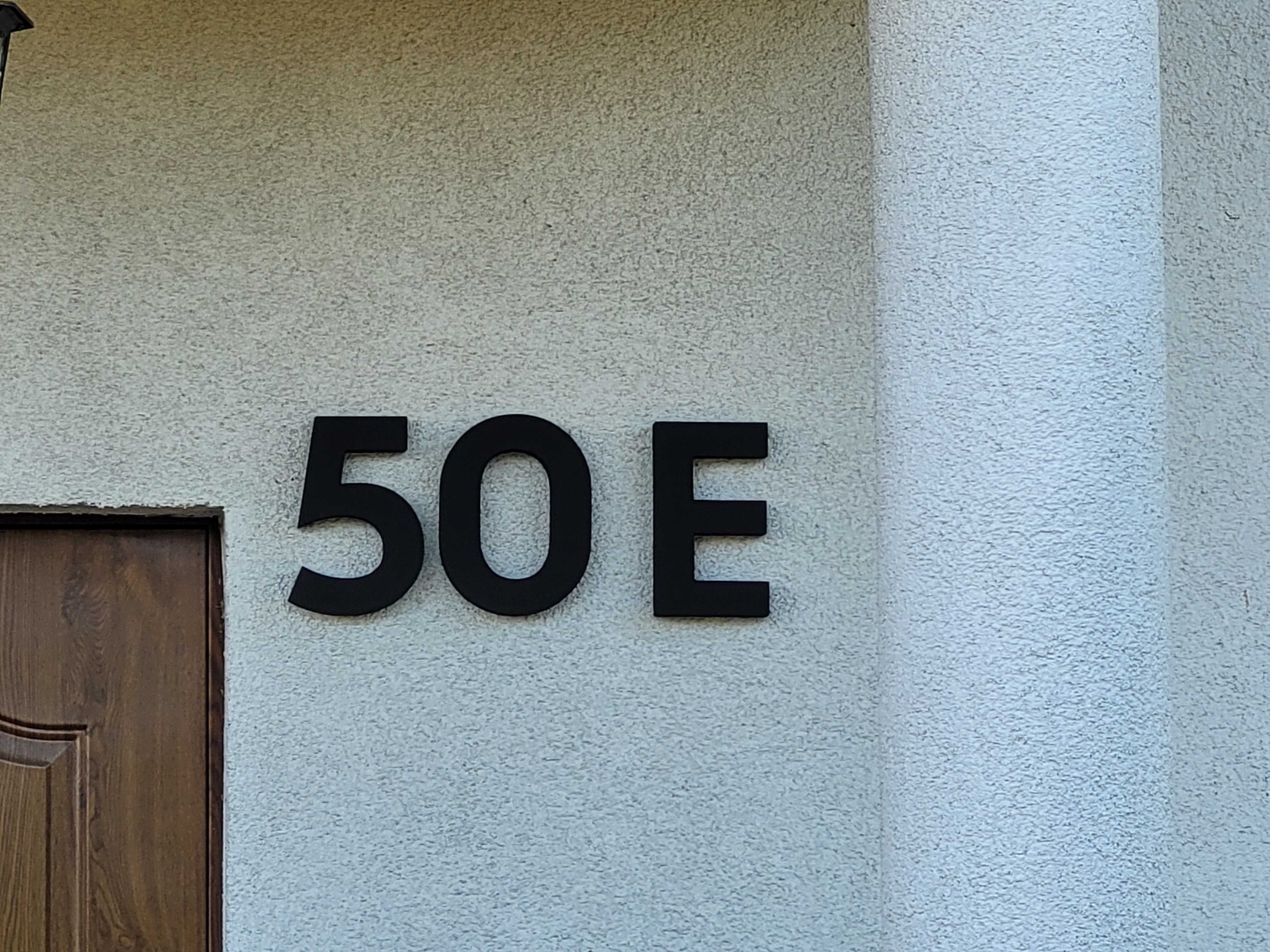 Numer na dom Cyfry Napis 3d na elewację nazwa ulicy Tablica Adresowa