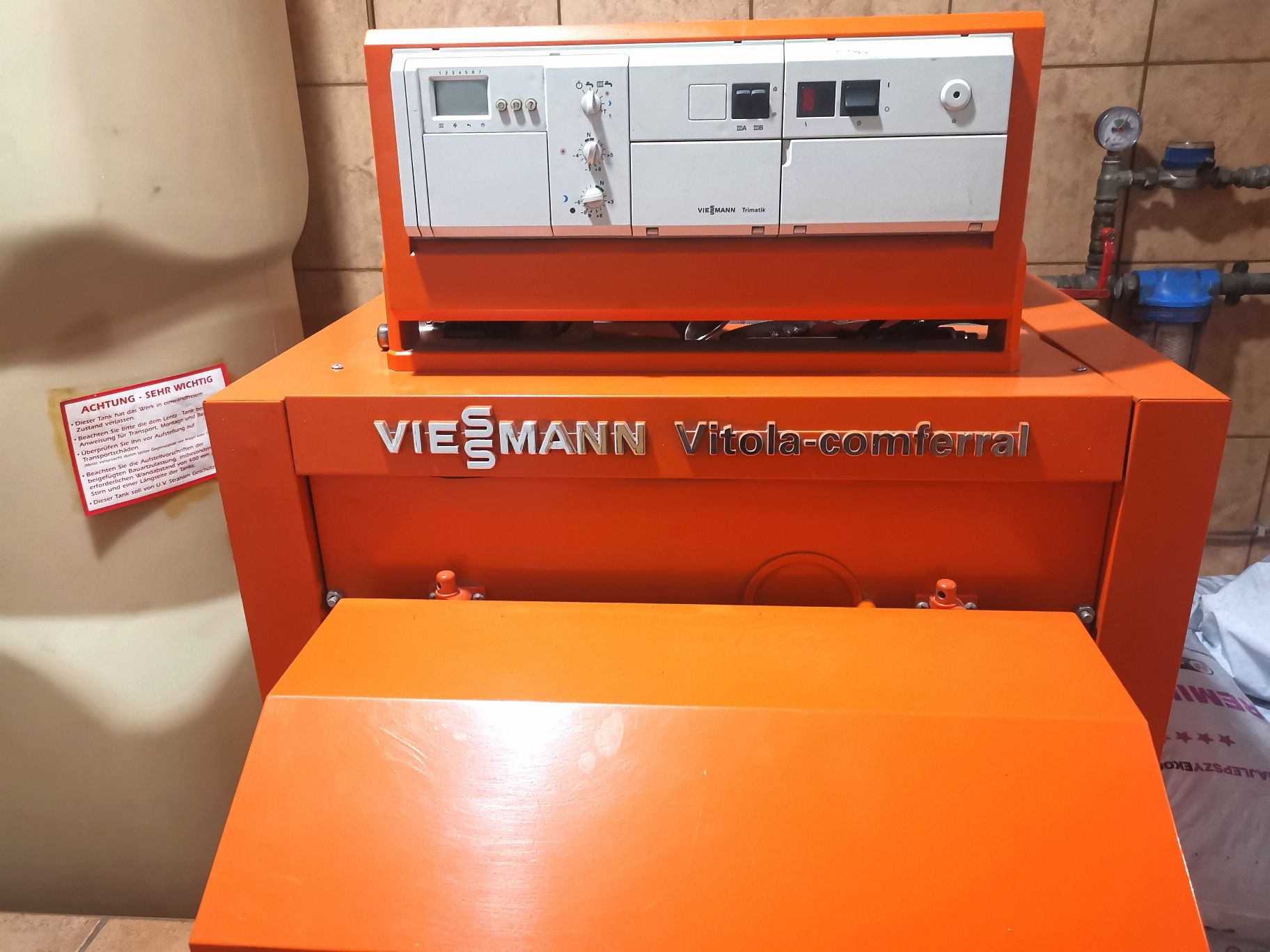 Kocioł olejowy Viessmann Vitola-comferral VM027