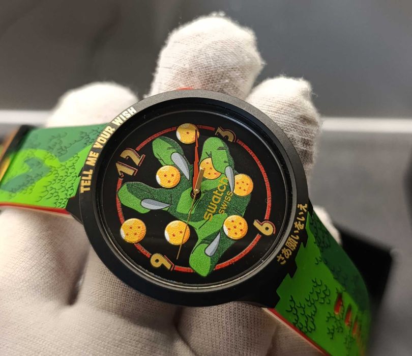Zegarek limitowany Swatch SB01Z102 Dragon Ball Z - SHENRON X SWATCH