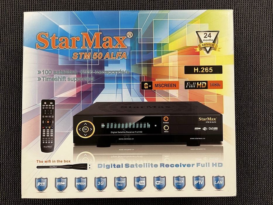 Descodificador Satelite Starmax STM 50 Alfa