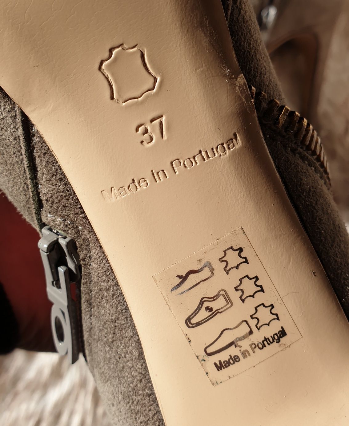 Botas camurça Luís Onofre 37