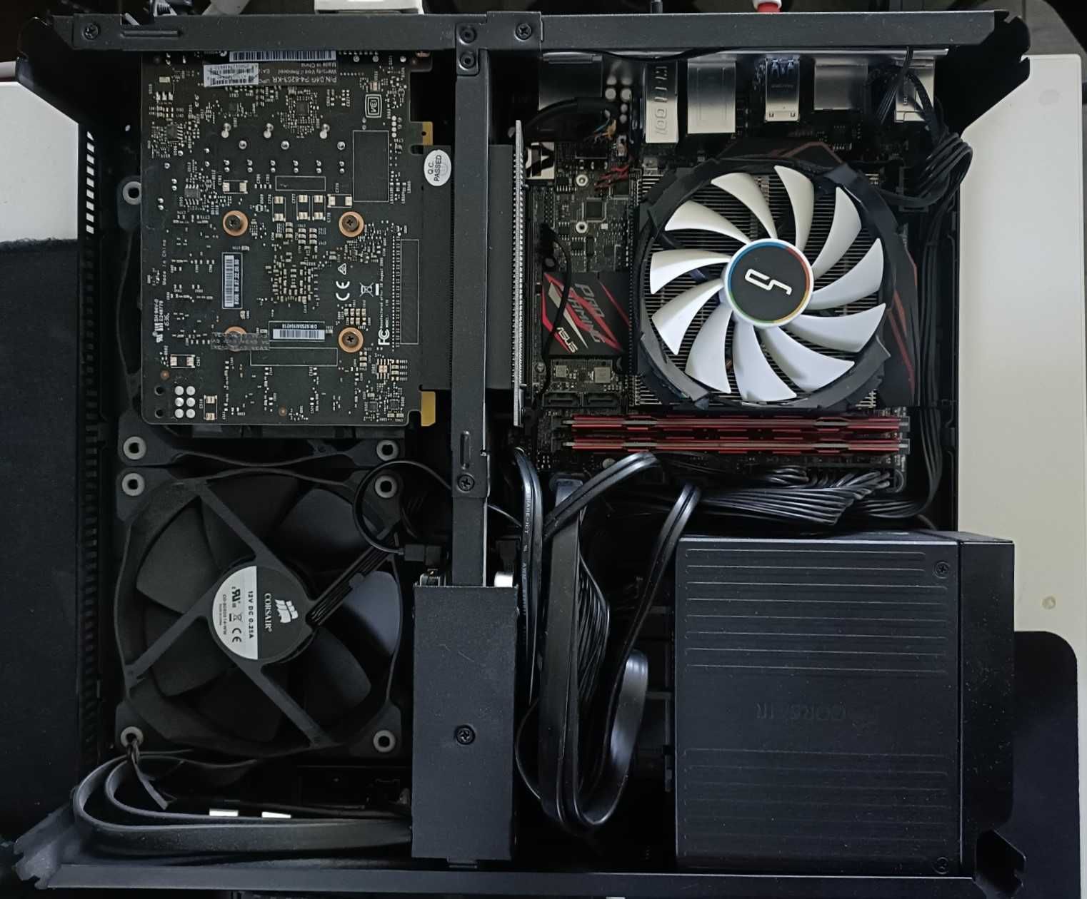 Komputer MiniITX Z170 16 GB 2xSSD 1050Ti G4560 Win10