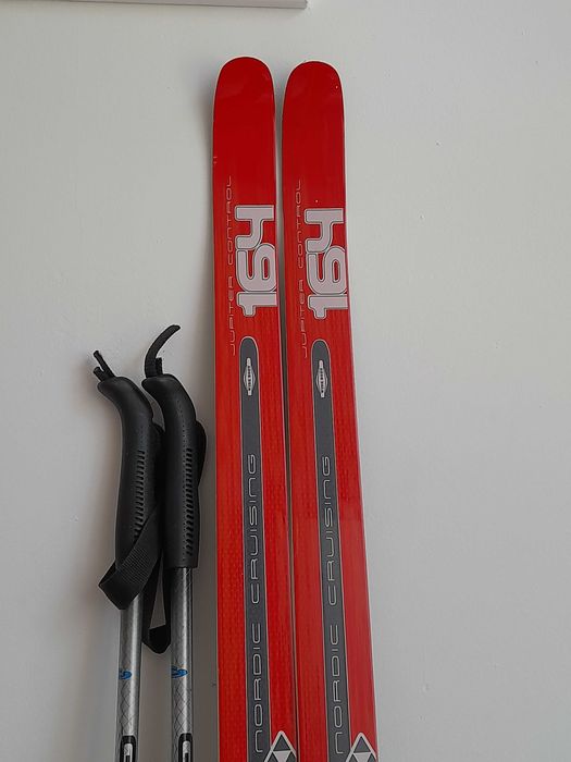 Narty biegowe Fischer Jupiter Crown 164cm + kijki